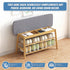 Shoe Stool Storage Rack Cabinet Multifunctional Space Saving