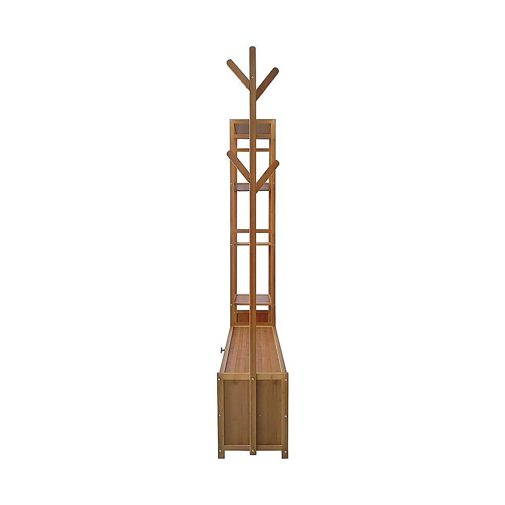 165x100cm Clothes Rack Stand Storage Shelves Modern Coat Tree