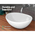 Ceramic Bathroom Basin Vanity Sink Oval Above Counter Top Mount Bowl