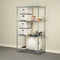 Wire Storage Rack – 120x45cm Chrome Shelving with Fixed Legs