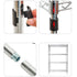 Wire Storage Rack – 120x45cm Chrome Shelving with Fixed Legs