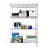 Modular Wire Storage Shelf 1200 x 450 x 1800mm Steel Shelving