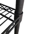 Modular Wire Storage 120x45cm Steel Shelving Black With Fixed Legs For Garage Kitchen Or Retail Storage