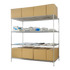 Modular Wire Storage Shelf 900 x 350 x 1800mm Steel Shelving