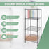 Modular Wire Storage Shelf 600 x 600 x 1800mm Steel Shelving