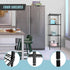 Modular Wire Storage 60x60cm Steel Shelving Black With Fixed Legs For Garage Warehouse Or Kitchen Organisation