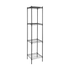 Modular Wire Storage 45x45cm Steel Shelving Black With Fixed Legs For Garage Warehouse Or Kitchen Organisation