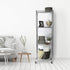 Modular Wire Storage 45x45cm Steel Shelving Chrome With Wheels For Garage Warehouse Or Kitchen Organisation