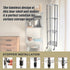 Modular Wire Storage 45x45cm Steel Shelving Chrome With Wheels For Garage Warehouse Or Kitchen Organisation