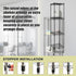 Modular Wire Storage 45x45cm Steel Shelving Black With Wheels For Garage Warehouse Or Kitchen Organisation