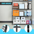 Modular Wire Storage 120x60cm Steel Shelving Black With Fixed Legs For Garage Warehouse Or Kitchen Organisation