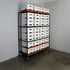 Modular Wire Storage 150x35cm Steel Shelving Black With Wheels For Garage Warehouse Or Kitchen Organisation