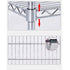 Wire Storage Rack – 35x35cm Chrome Shelving with Fixed Legs