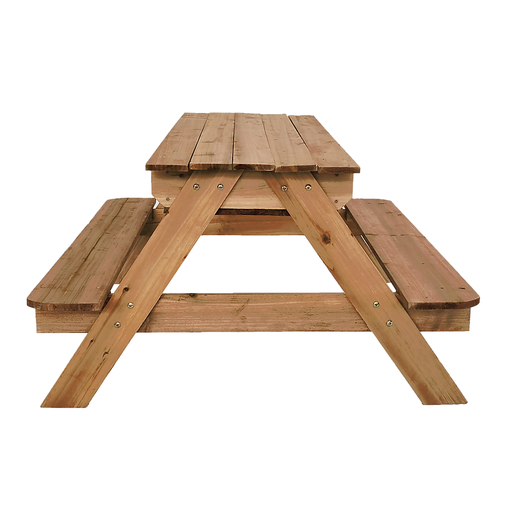 Sand and Water Wooden Picnic Table for Kids, FSC Certified Fir Timber Build
