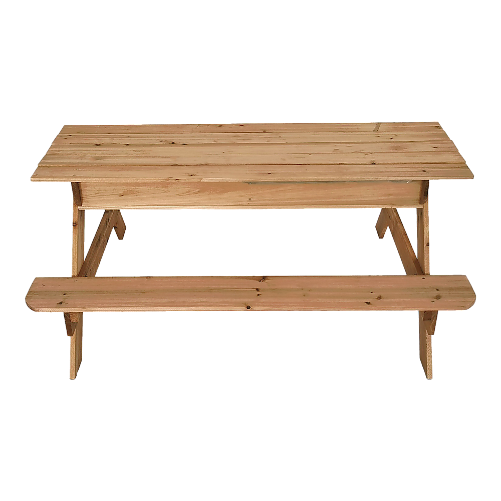 Sand and Water Wooden Picnic Table for Kids, FSC Certified Fir Timber Build