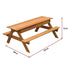 Sand and Water Wooden Picnic Table for Kids, FSC Certified Fir Timber Build