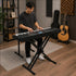 Adjustable Iron Keyboard Piano Stand, X-Frame, 46.5cm to 97cm Height Range