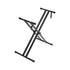 Adjustable Iron Keyboard Piano Stand, X-Frame, 46.5cm to 97cm Height Range