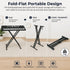 Adjustable Iron Keyboard Piano Stand, X-Frame, 46.5cm to 97cm Height Range