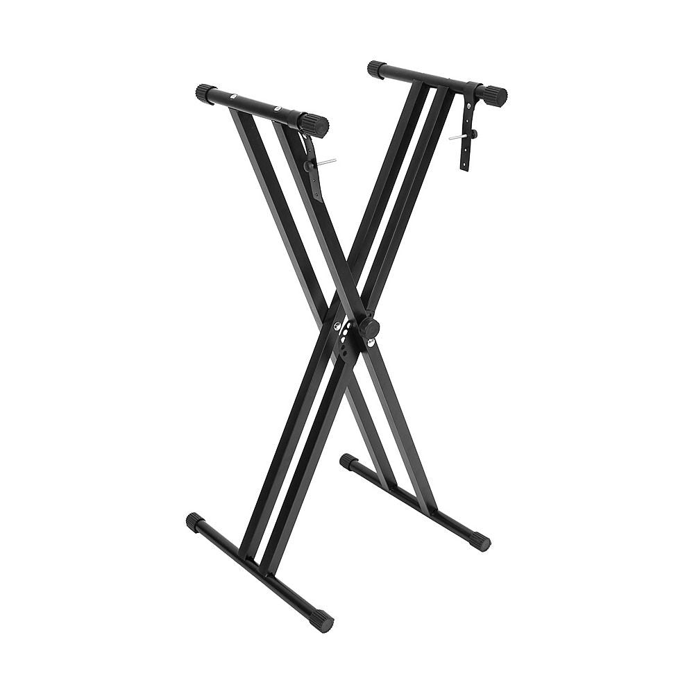 Adjustable Iron Keyboard Piano Stand, X-Frame, 46.5cm to 97cm Height Range