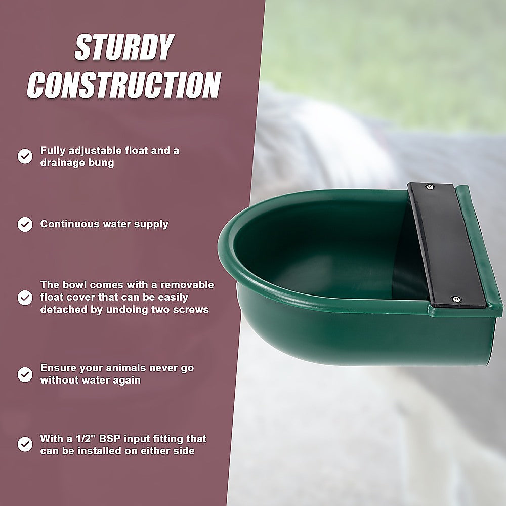 4L Water Trough Bowl with Automatic Float Valve