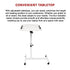Laptop Desk Portable Mobile Computer Table Stand Adjustable Bed Study