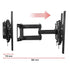Full Motion TV Wall Mount Bracket for 32 to 80 Inch TVs, VESA 600x400mm