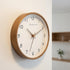 10" Clock Wooden Modern Wall Art