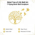 Metal Tree of Life Wall Art 7 Flying Birds Wall Sculpture
