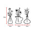 Metal Iron Flower Vase Wall Art Decoration