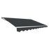 Outdoor Folding Arm Awning Retractable Sunshade Canopy Grey 5.0m x 2.5m