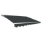 Outdoor Folding Arm Awning Retractable Sunshade Canopy Grey 5.0m x 3.0m