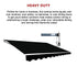 Motorised Outdoor Folding Arm Awning Retractable Sunshade Canopy Black 3.0m x 2.5m