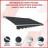 Motorised Outdoor Folding Arm Awning Retractable Sunshade Canopy Grey 5.0m x 2.5m