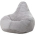 Jumbo Cord Bean Bag Cover Unfilled Large Grey Corduroy Lounge Chair Cover