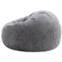 Jumbo Cord Bean Bag Cover Unfilled Large Grey Corduroy Lounge Chair Cover