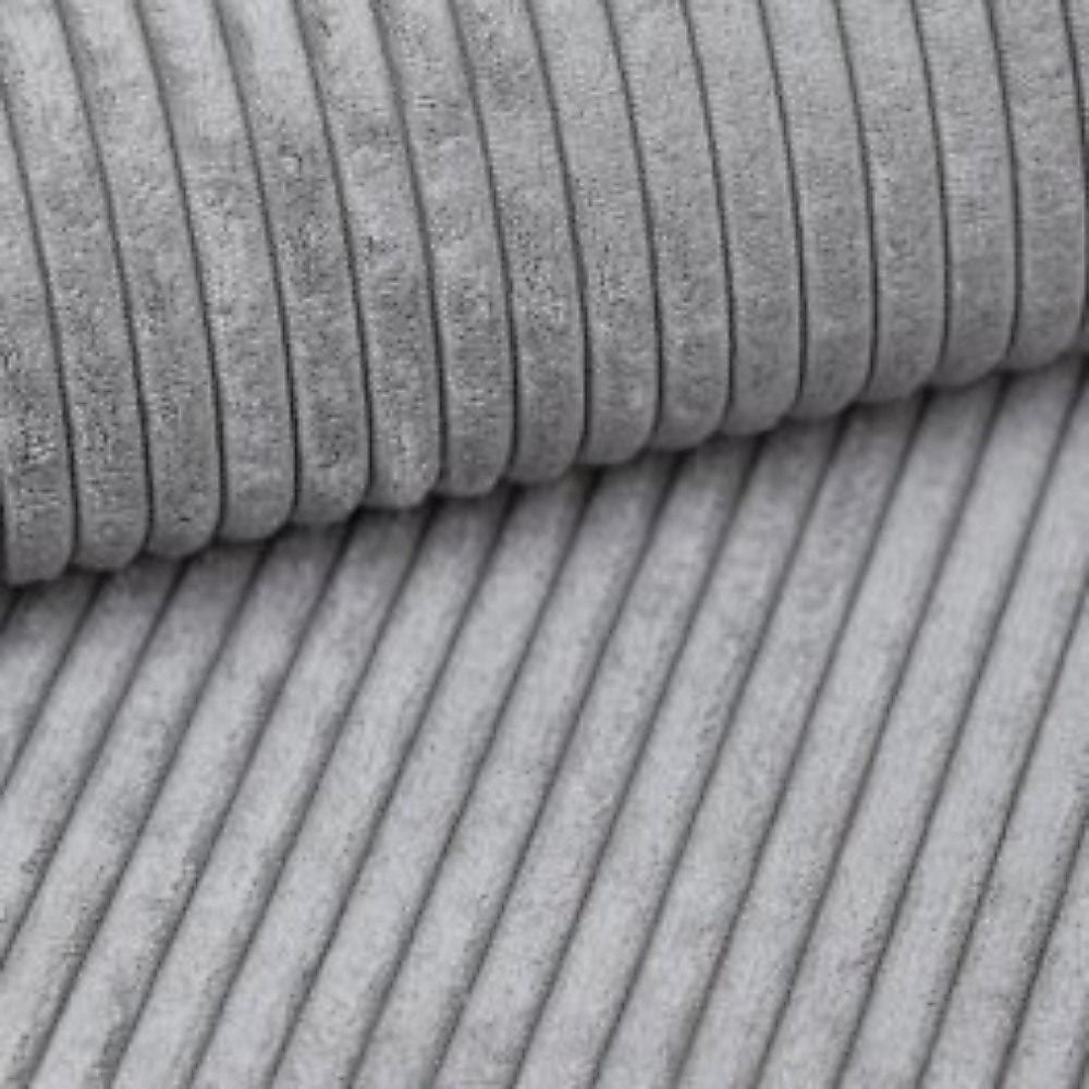 Jumbo Cord Bean Bag Cover Unfilled Large Grey Corduroy Lounge Chair Cover
