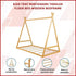 Kids Tent Montessori Toddler Floor Bed Wooden Bedframe