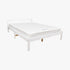 Double Wooden Bed Frame Home Furniture White