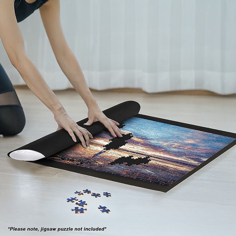 Jigsaw Puzzle Roll Up Mat 3000 Piece Felt Puzzle Saver 150x100cm Storage Tube