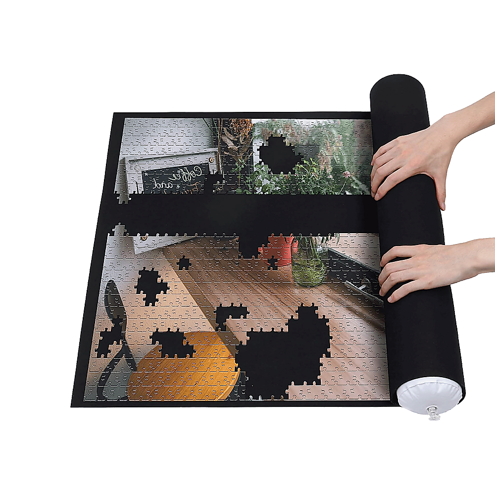 Jigsaw Puzzle Roll Up Mat 1500 Piece Felt Puzzle Saver 118x66cm Storage Tube