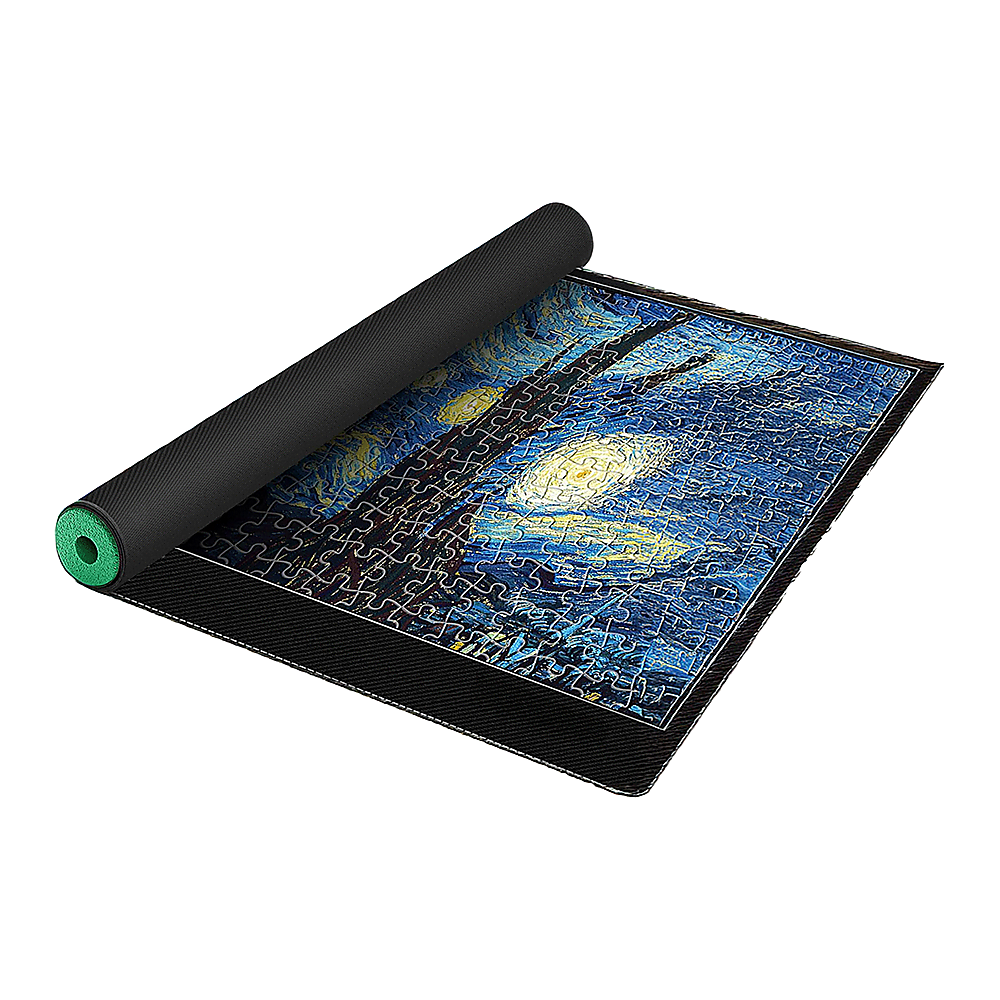 Jigsaw Puzzle Roll Up Mat 1500 Piece Felt Puzzle Saver 118x66cm Storage Tube