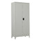 Two-Door Metal Cabinet Shelf Storage for Home Office Gym