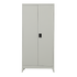 Two-Door Metal Cabinet Shelf Storage for Home Office Gym