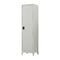 Single-Door Metal Tall Cabinet Shelf Storage for Home Office Gym