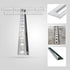 10 x Tile Trim Heavy Duty Round Edge Aluminium 10mm