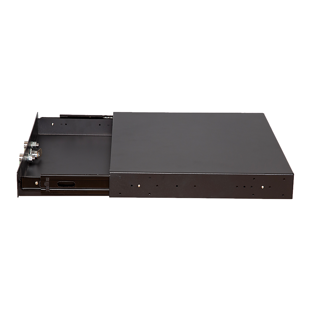 1U Locking Rack Mount Drawer Secure Steel Storage for 19