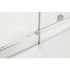 Adjustable 1300x1010mm Single Door Corner Sliding Glass Shower Screen in Chrome