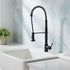 Basin Mixer Pull-Out Kitchen Tap Faucet, Matte Black Kit
