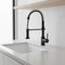 Flexible Pull-Out Kitchen Mixer Tap with Spray Function, Black